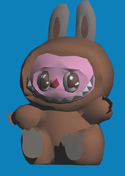 Labubu paper model