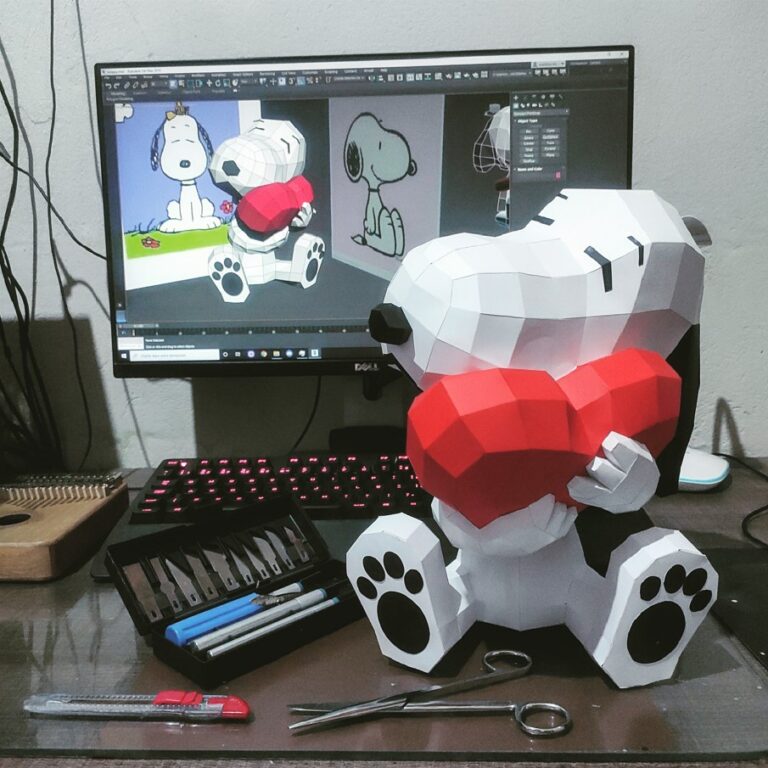 Snoop papercraft