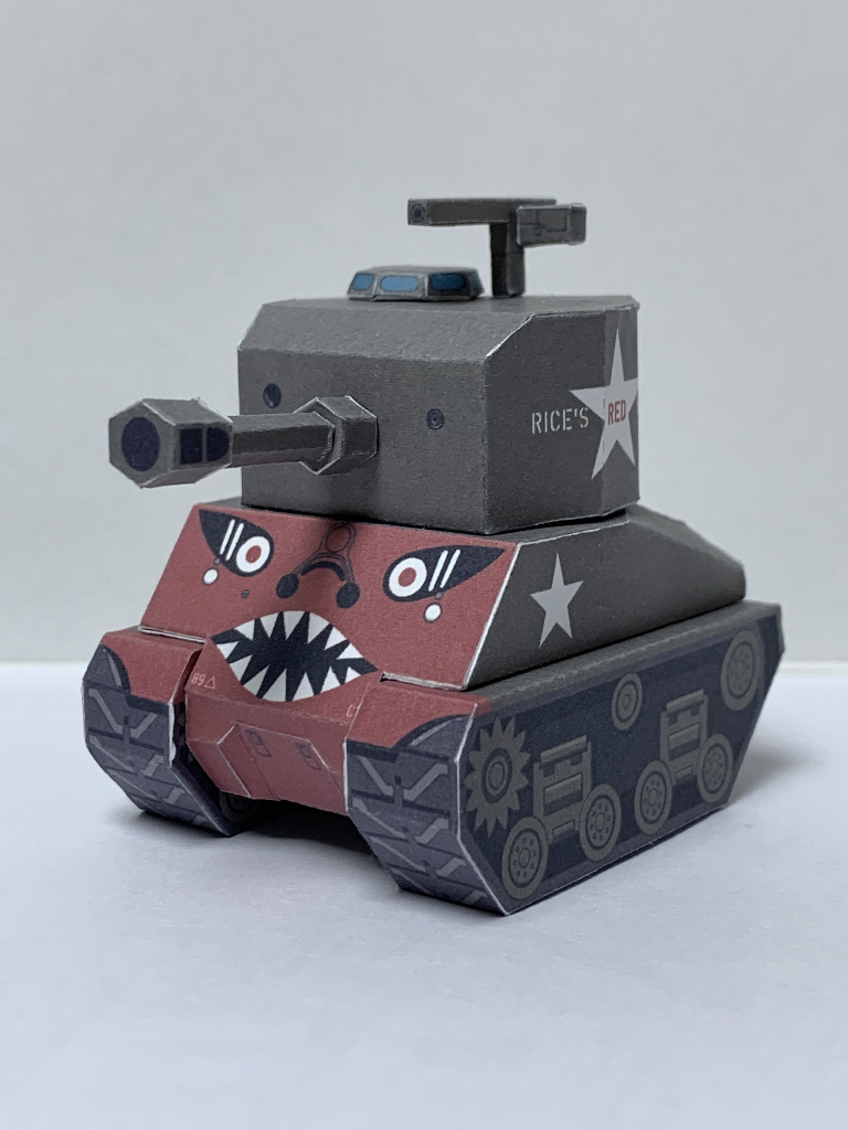 SD M4A3E8 Sherman Tank (Rice’s Red Devils Version)
